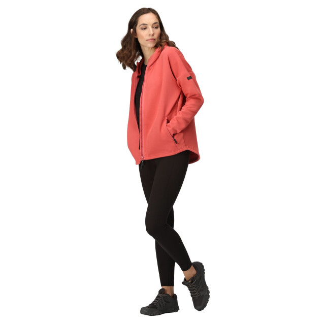 Regatta Dames rossall full zip hoodie UTRG9095_mineralred large