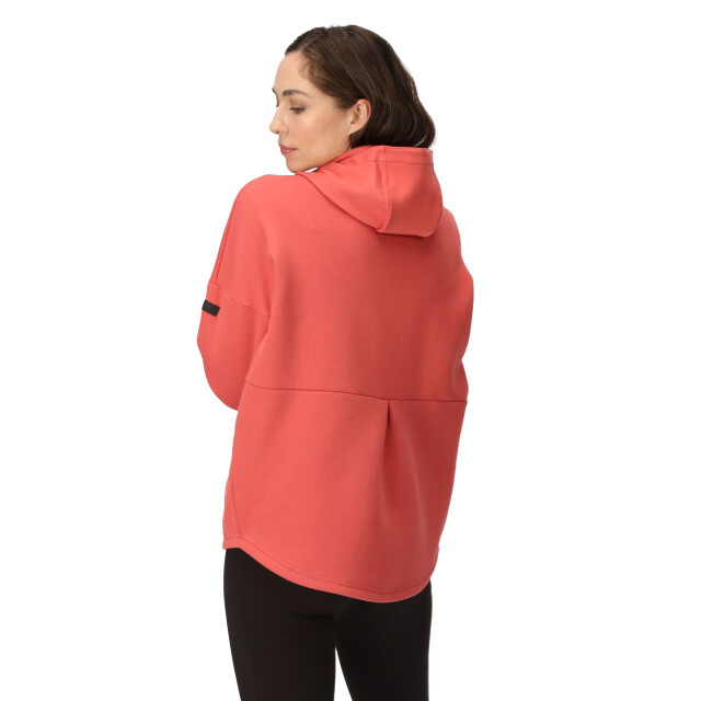 Regatta Dames rossall full zip hoodie UTRG9095_mineralred large