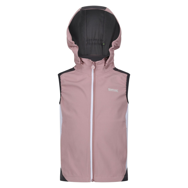 Regatta Kinder/kids zuurstof vi lichtgewicht gilet met capuchon UTRG9087_duskyrosesealgrey large