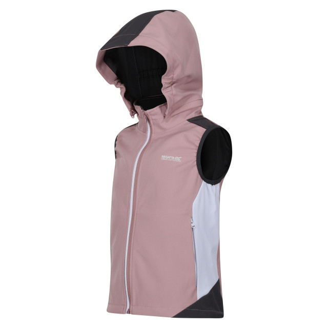 Regatta Kinder/kids zuurstof vi lichtgewicht gilet met capuchon UTRG9087_duskyrosesealgrey large