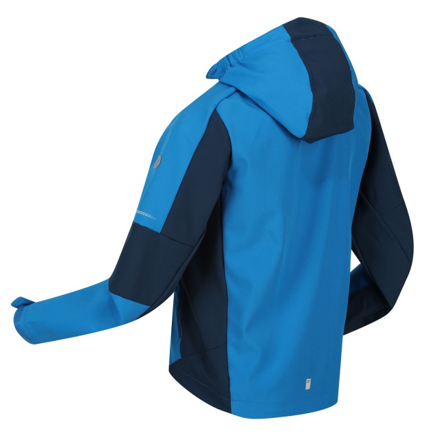 Regatta Kinder/kids acidity vi lichtgewicht soft shell jas UTRG9089_indigobluebluewing large