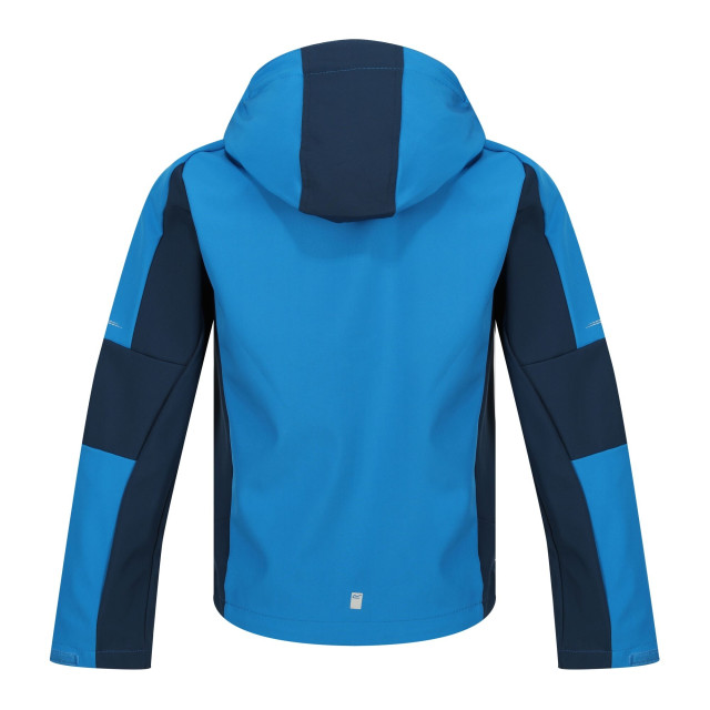 Regatta Kinder/kids acidity vi lichtgewicht soft shell jas UTRG9089_indigobluebluewing large