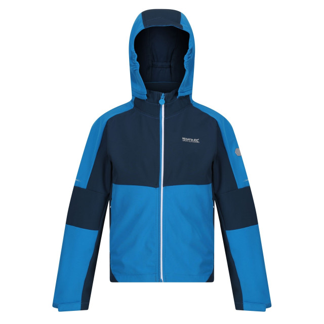 Regatta Kinder/kids acidity vi lichtgewicht soft shell jas UTRG9089_indigobluebluewing large