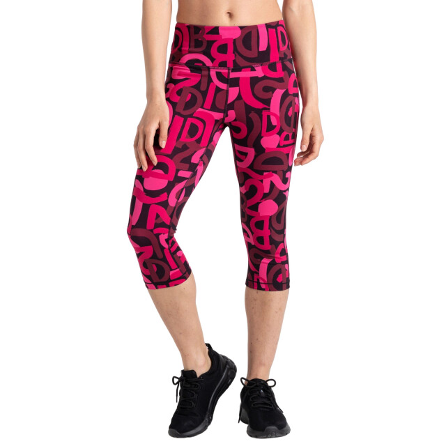 Dare2b Dames influential graffiti 3/4 legging UTRG9070_purepink large