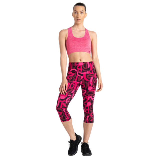 Dare2b Dames influential graffiti 3/4 legging UTRG9070_purepink large