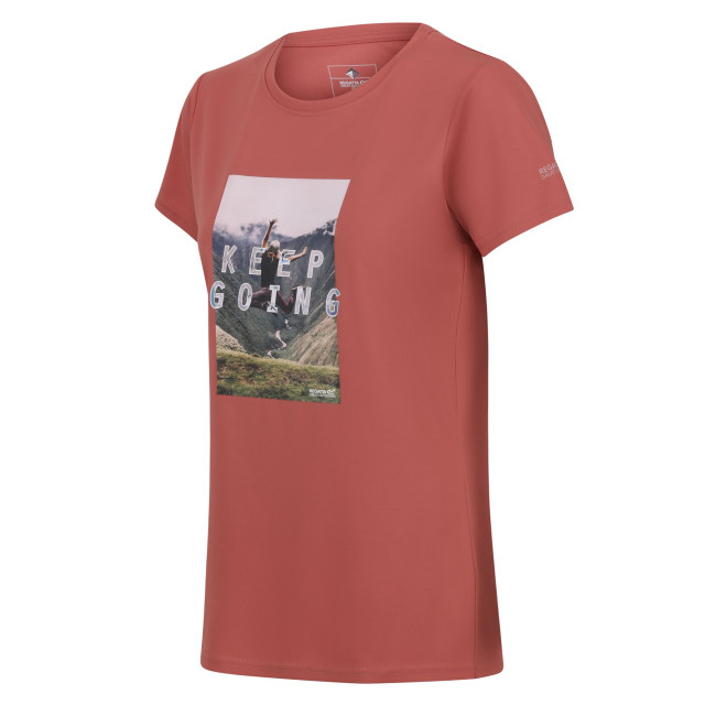 Regatta Dames fingal vii keep going t-shirt UTRG9054_terracotta large