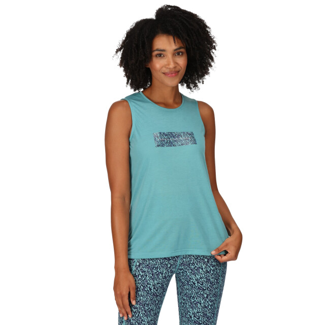Regatta Dames freedale ii grafische print mouwloze tank top UTRG8990_bristolblue large