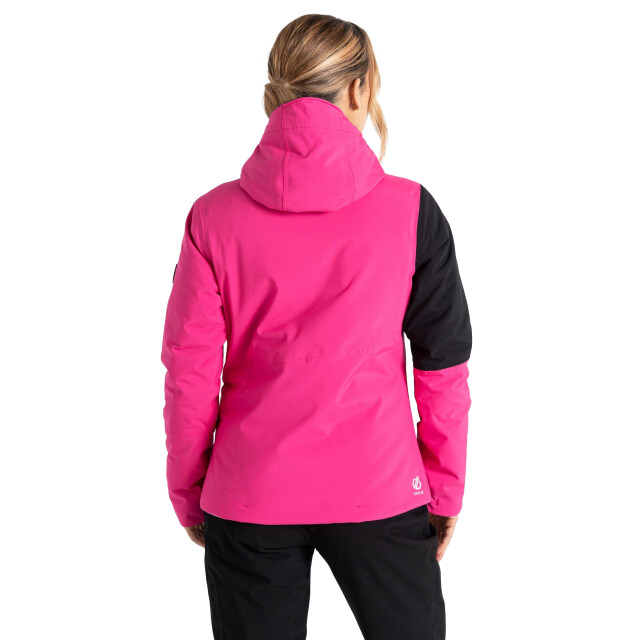 Dare2b Dames ice colour block ski-jas UTRG8991_purepinkblack large