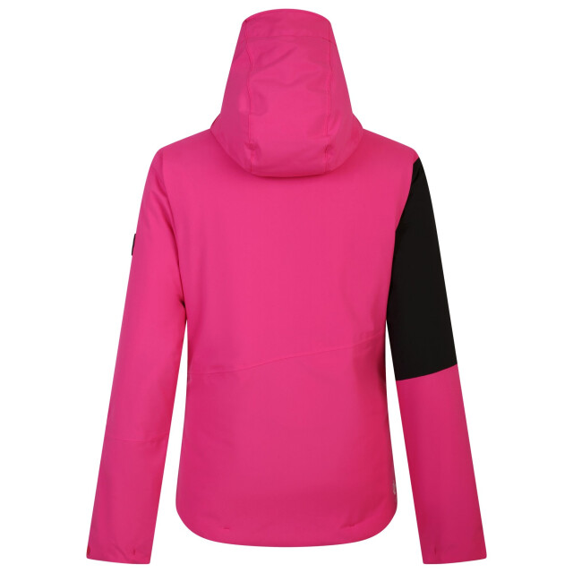 Dare2b Dames ice colour block ski-jas UTRG8991_purepinkblack large