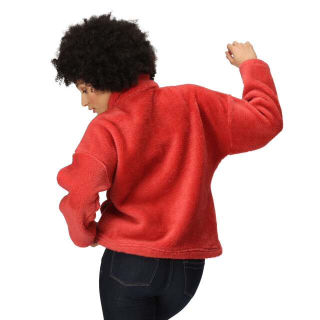 Regatta Dames zeeke fluffy fleece UTRG9013_mineralred large