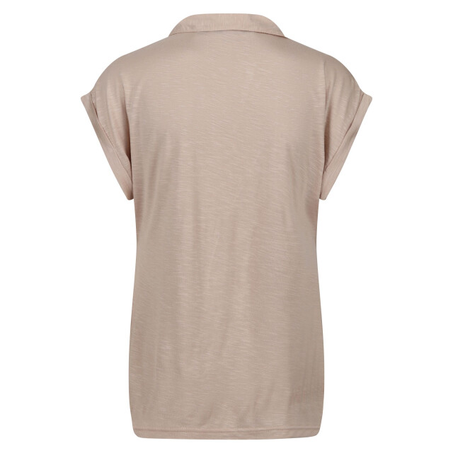 Regatta Dames lupine t-shirt met kraagje UTRG8971_sesame large