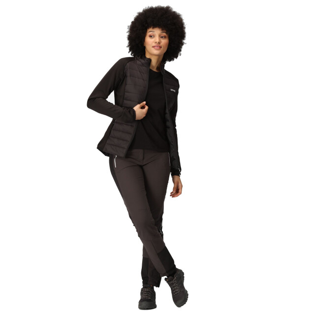 Regatta Dames clumber iv hybride jas UTRG8951_blackapricotcrush large