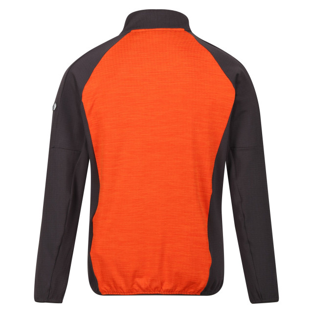 Regatta Heren hepley full zip fleecejack UTRG8955_rustyorangeash large