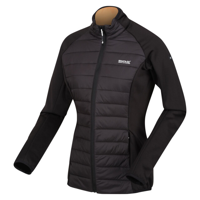 Regatta Dames clumber iv hybride jas UTRG8951_blackapricotcrush large