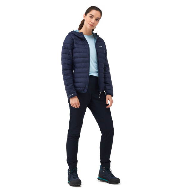 Regatta Dames marizion gewatteerd jack met capuchon UTRG8942_navyseahaze large