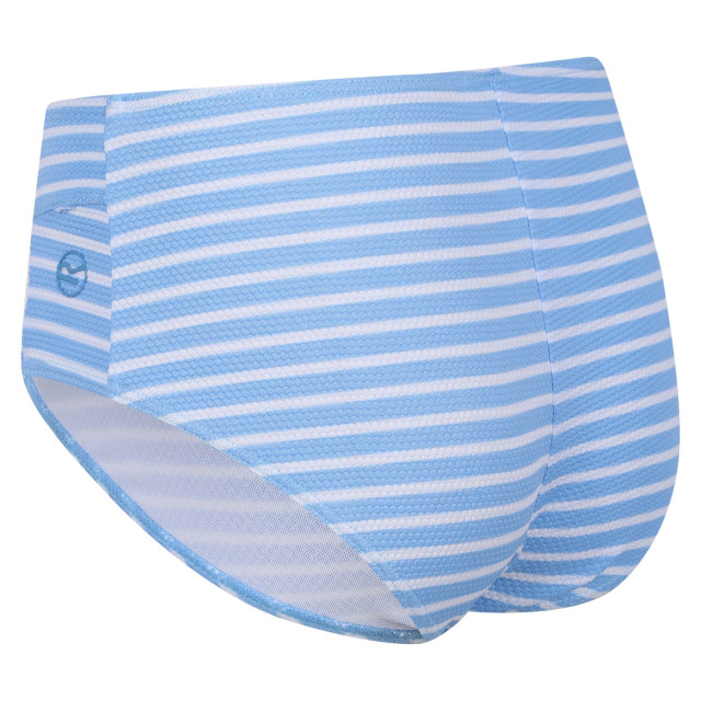 Regatta Dames paloma stripe structuur bikinibroekje UTRG8933_elysiumbluewhite large