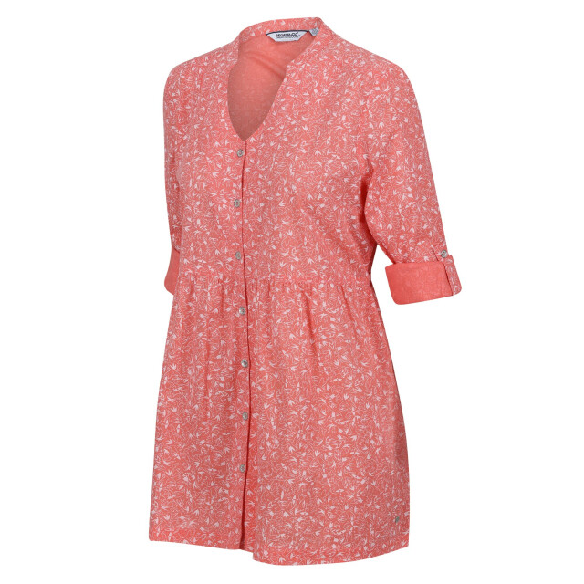 Regatta Dames nemora vogels katoenen blouse UTRG8920_shellpink large