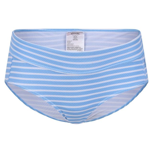 Regatta Dames paloma stripe structuur bikinibroekje UTRG8933_elysiumbluewhite large