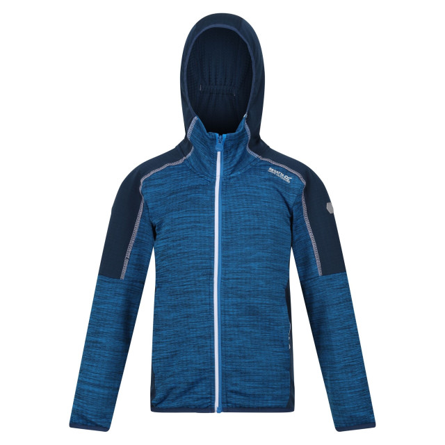 Regatta Burnton full zip fleecejack voor kinderen/kinderen UTRG8889_indigobluebluewing large