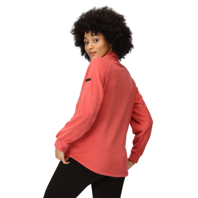 Regatta Dames lavendon half zip fleece top UTRG8900_mineralred large