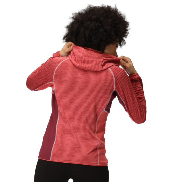 Regatta Dames attare ii marl jacket UTRG8879_rumbaredmineralred large