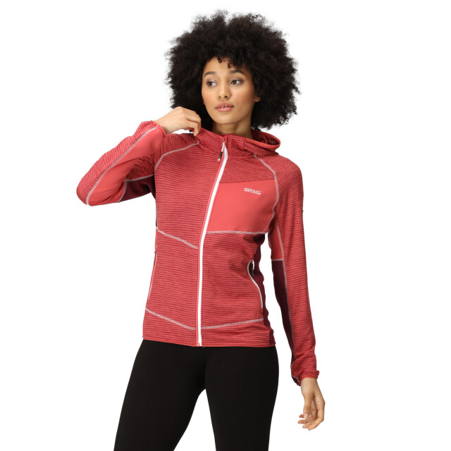 Regatta Dames attare ii marl jacket UTRG8879_rumbaredmineralred large