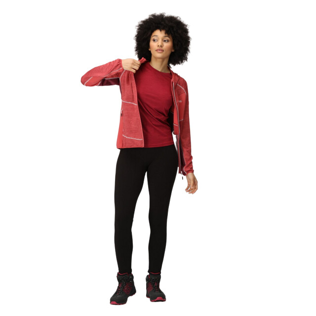 Regatta Dames attare ii marl jacket UTRG8879_rumbaredmineralred large