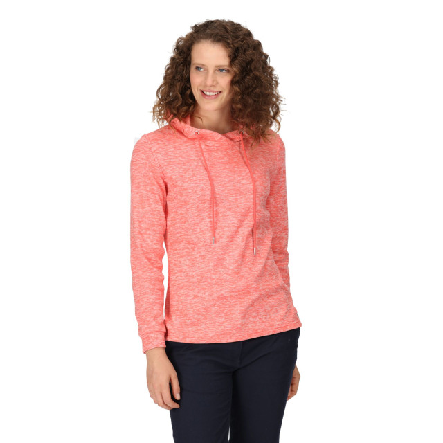 Regatta Dames azaelia marl lichtgewicht hoodie UTRG8877_peachbloom large