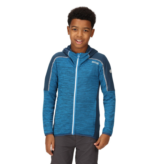 Regatta Burnton full zip fleecejack voor kinderen/kinderen UTRG8889_indigobluebluewing large