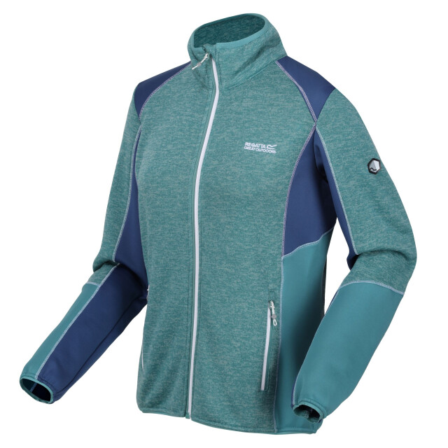 Regatta Dames lindalla v marl full zip fleecejack UTRG8846_bristolbluedustydenim large