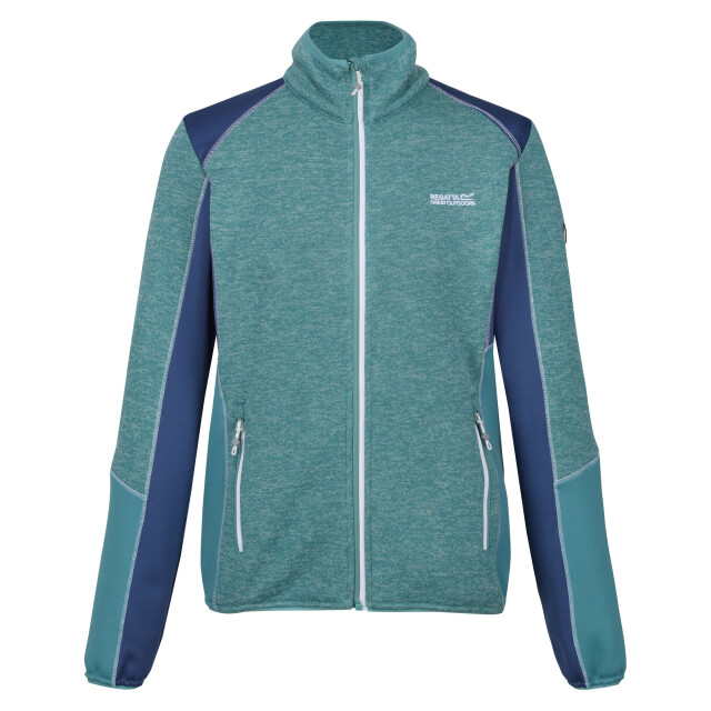 Regatta Dames lindalla v marl full zip fleecejack UTRG8846_bristolbluedustydenim large