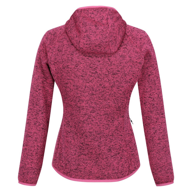 Regatta Dames newhill marl fleecejas met capuchon UTRG8830_fruitdove large