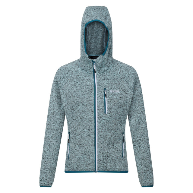 Regatta Dames newhill marl fleecejas met capuchon UTRG8830_seahaze large