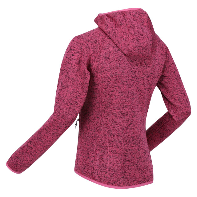 Regatta Dames newhill marl fleecejas met capuchon UTRG8830_fruitdove large