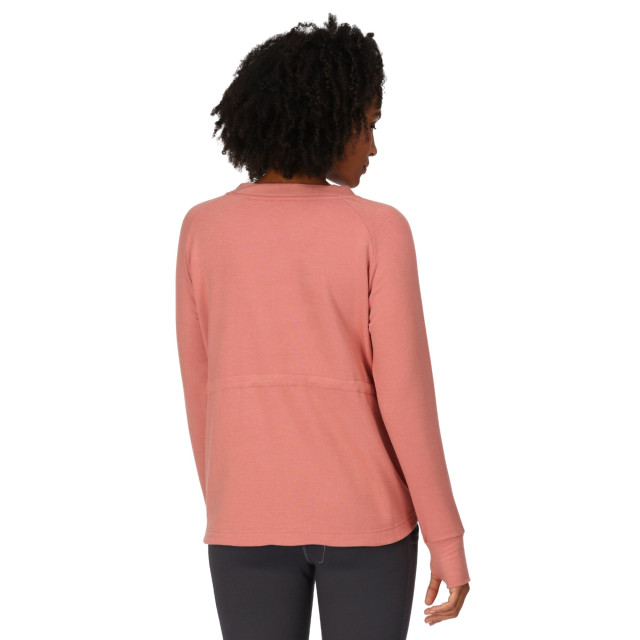 Regatta Dames narine marl sweatshirt UTRG8821_terracotta large