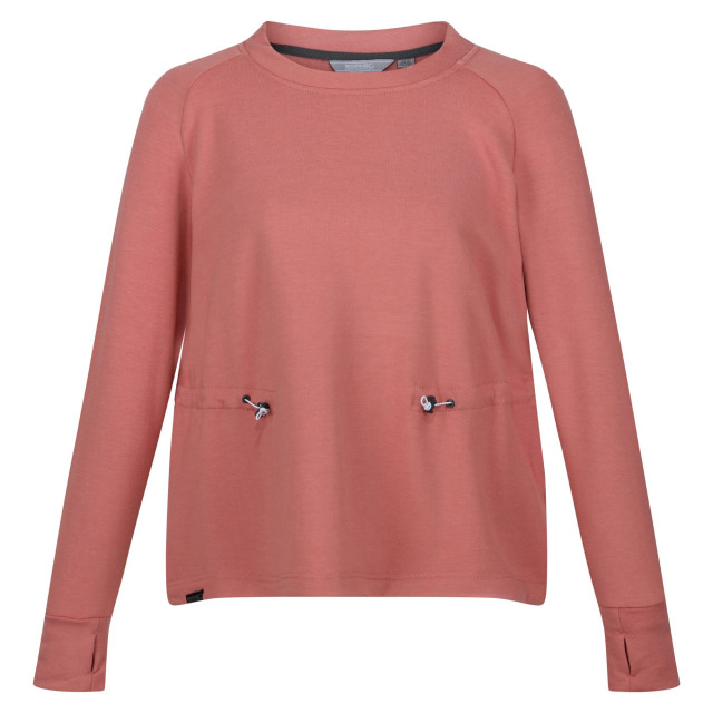 Regatta Dames narine marl sweatshirt UTRG8821_terracotta large