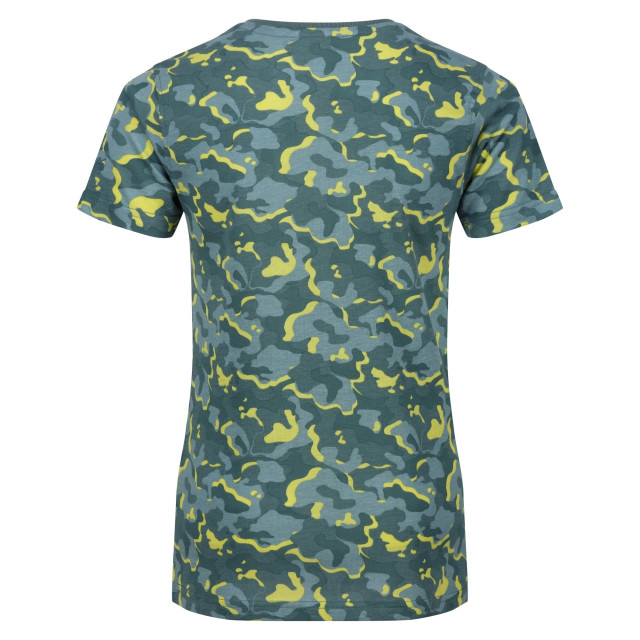 Regatta Kinderen/kinderen bosley vi camouflage t-shirt UTRG8792_seapine large