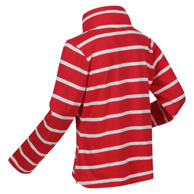 Regatta Dames helvine gestreept sweatshirt UTRG8806_miamiredwhite large