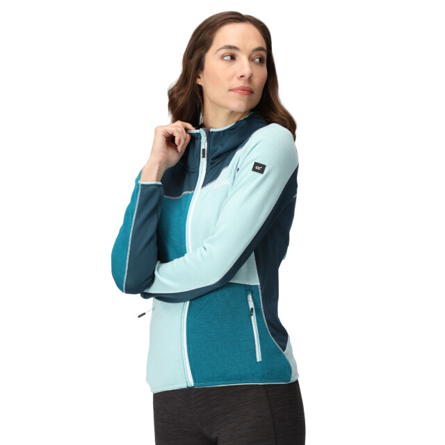 Regatta Dames walbury vi marl full zip fleecejack UTRG8786_seahazereflectinglake large