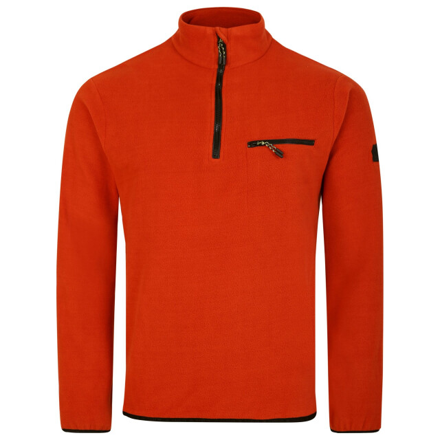 Dare2b Heren affinity zip neck fleece top UTRG8782_rooibosteabrown large