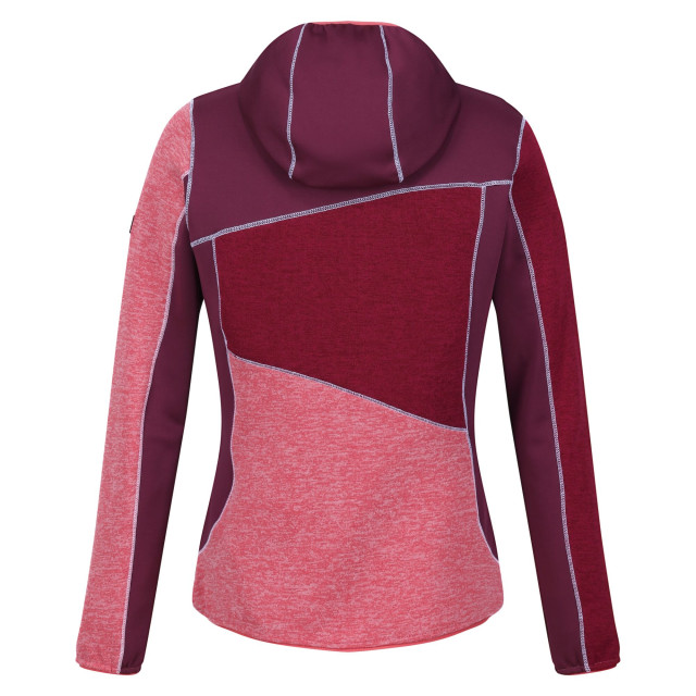 Regatta Dames walbury vi marl full zip fleecejack UTRG8786_mineralredrumbared large