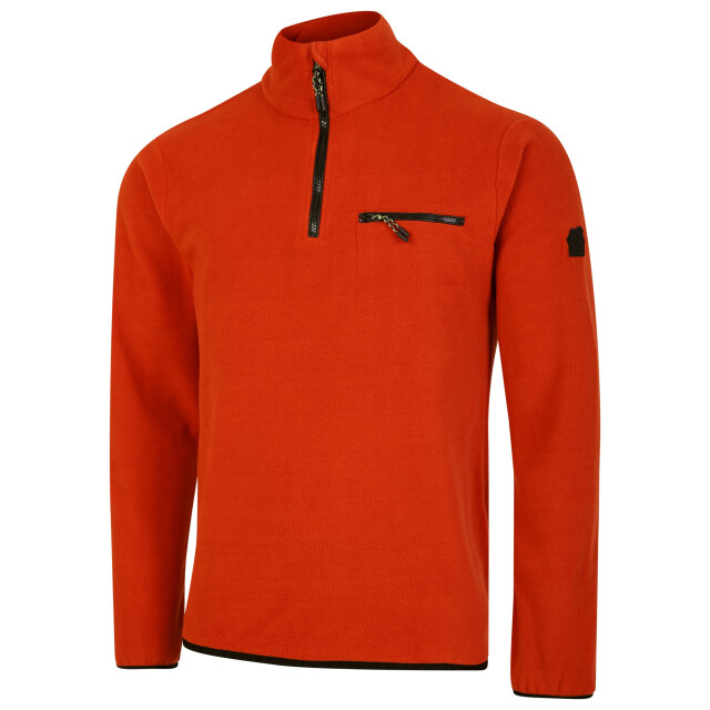 Dare2b Heren affinity zip neck fleece top UTRG8782_rooibosteabrown large