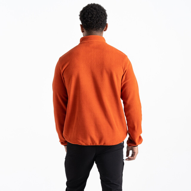 Dare2b Heren affinity zip neck fleece top UTRG8782_rooibosteabrown large