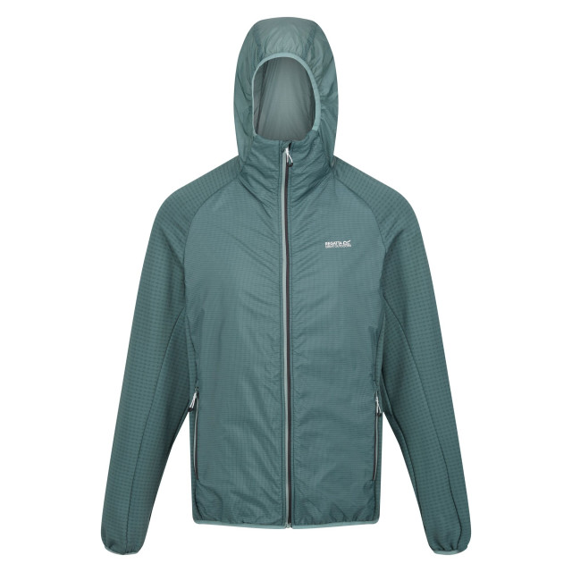 Regatta Heren highton lite hybride soft shell jas met capuchon UTRG9566_ivymossseapine large