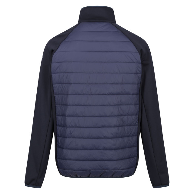 Regatta Heren clumber iv full zip hybride jas UTRG9074_navydangerred large