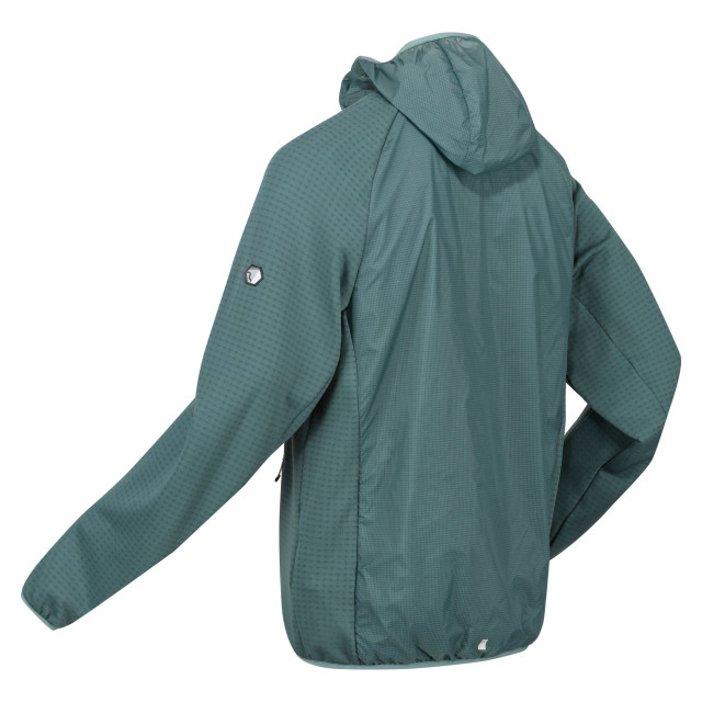 Regatta Heren highton lite hybride soft shell jas met capuchon UTRG9566_ivymossseapine large