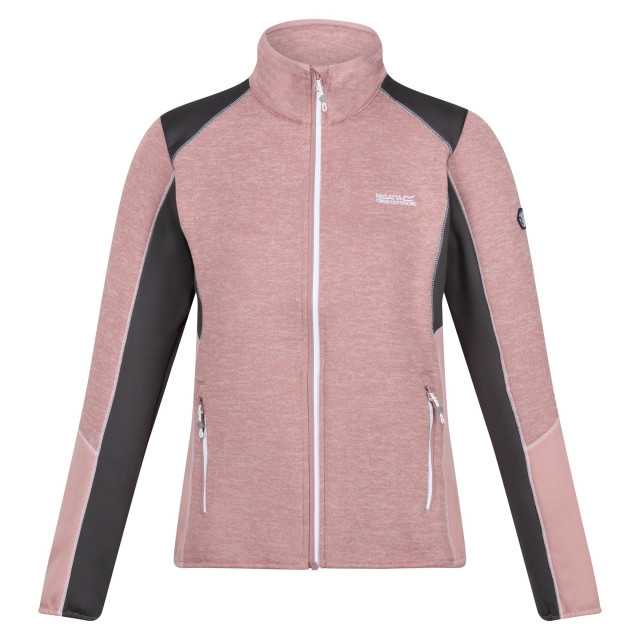 Regatta Dames lindalla v extol stretch full zip fleecejack UTRG9618_duskyrosesealgrey large