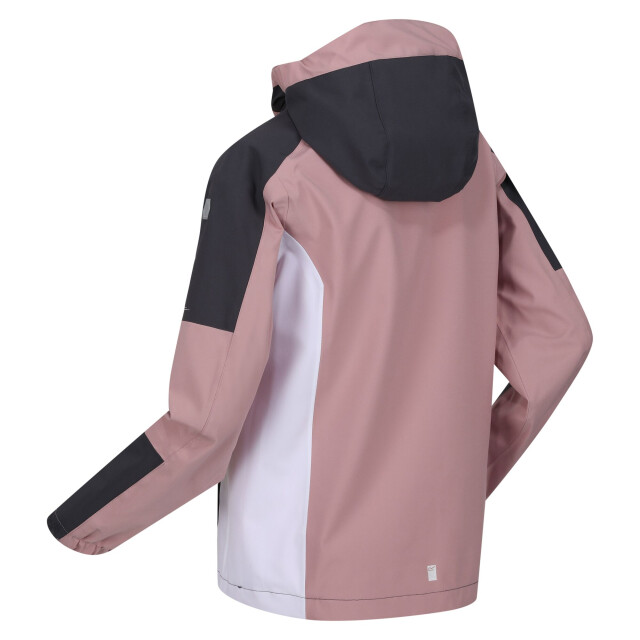 Regatta Kinder/kinder highton iv waterdichte jas UTRG9638_duskyrosesealgrey large