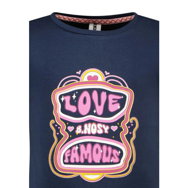 B.Nosy Meisjes t-shirt felice navy 149691063 large