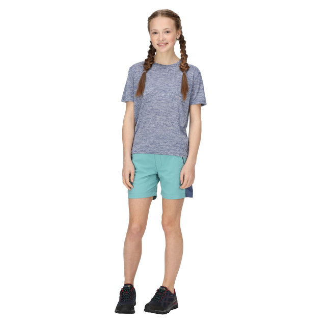 Regatta Kinderen/kinderen sorcer mountain iii korte broek UTRG9499_bristolbluedustydenim large